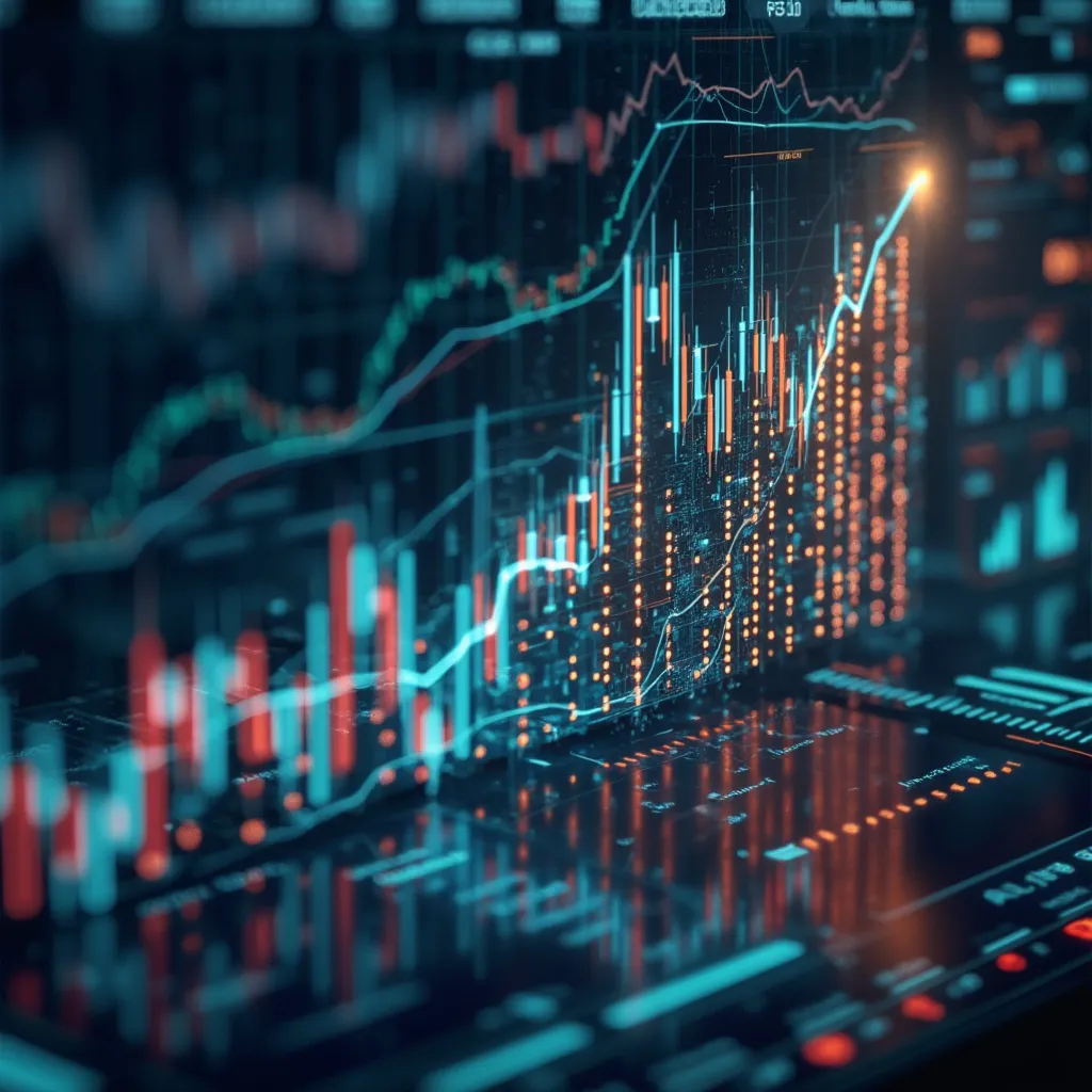 Gráficos de crecimiento empresarial